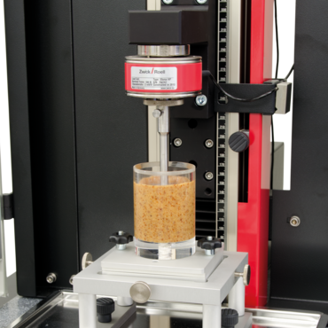 粘度测量 – 反向挤压工装，例如使用小牛肉香肠2
